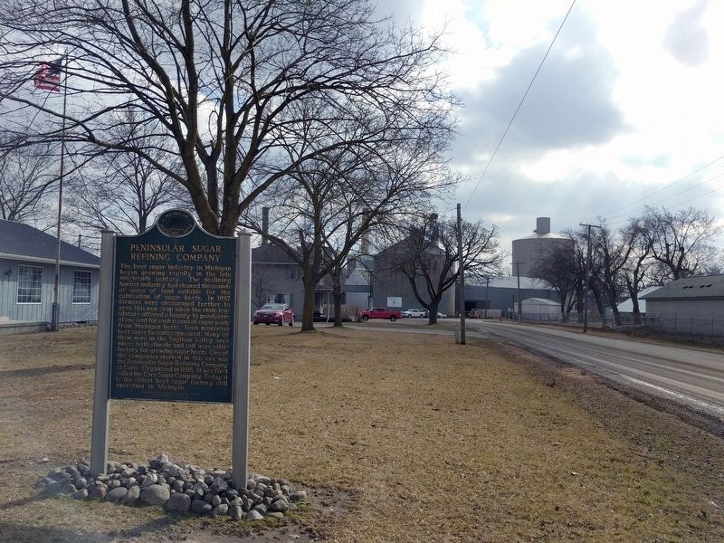 Peninsular Sugar Refining Company Marker. Click for full size. Peninsular Sugar Refining Company Marker image. Click for full size.
