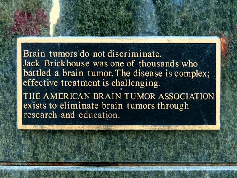 Brain Tumors do not discriminate image. Click for full size.