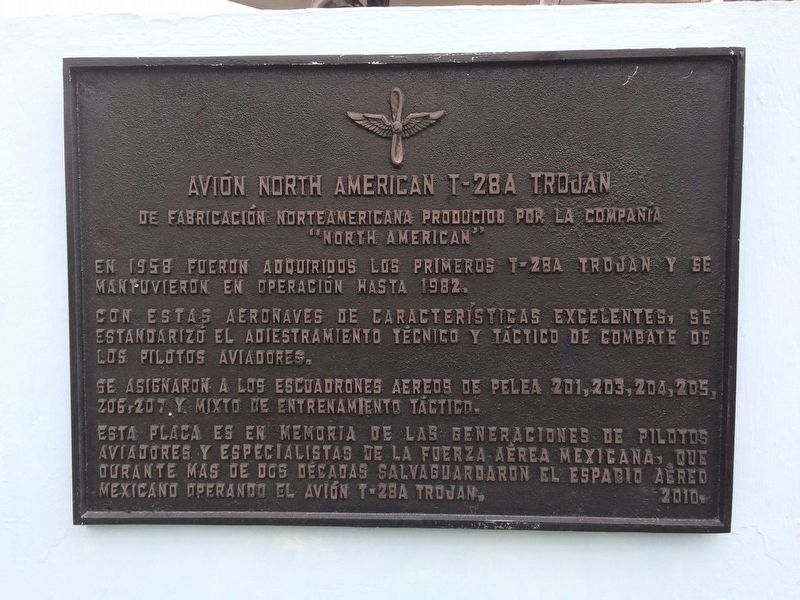 North American T-28A Trojan Marker image. Click for full size.