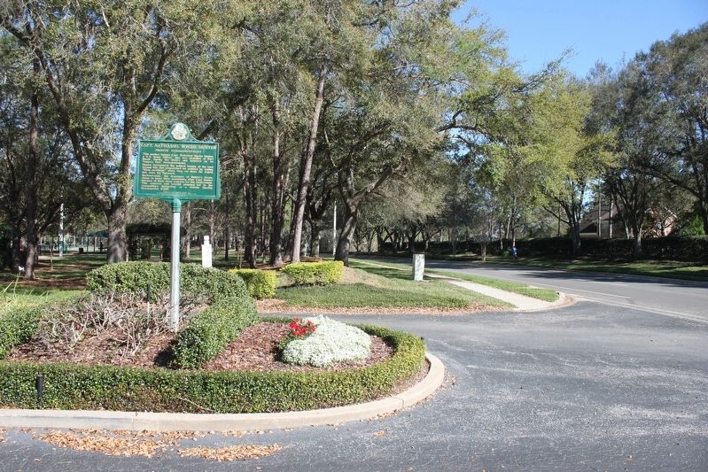 Capt. Nathaniel Wyche Hunter Marker at park entrance.. Click for full size. Capt. Nathaniel Wyche Hunter Marker at park entrance. image. Click for full size.
