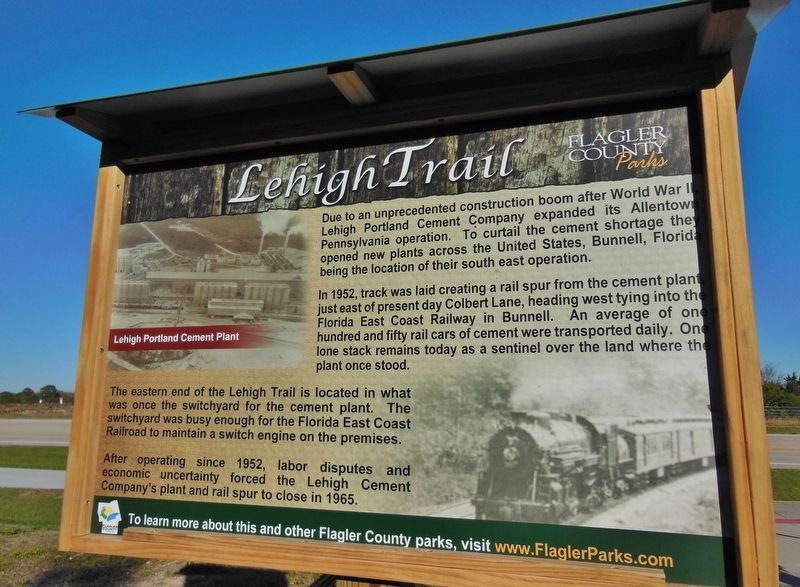 Lehigh Trail Marker image. Click for full size.