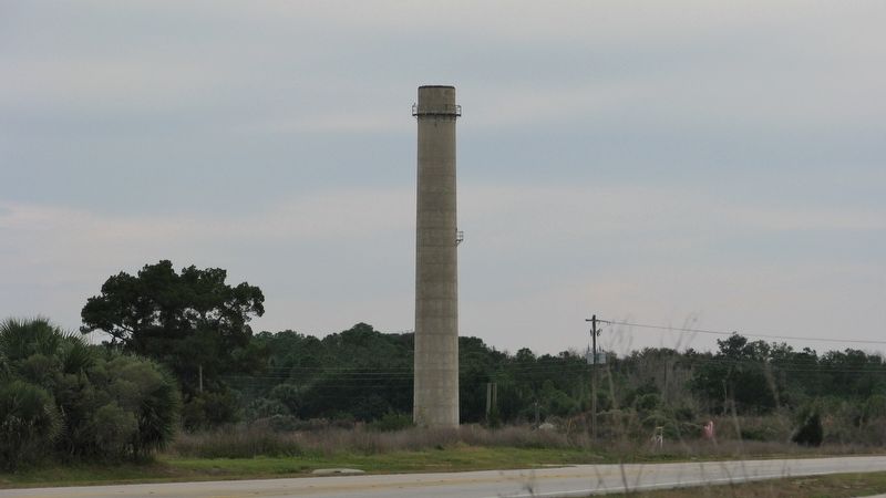 Former Portland Cement Plant Smokestack image. Click for full size.