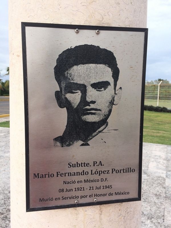 Subtte. P.A. Mario Fernando López Portillo. Click for full size. Subtte. P.A. Mario Fernando López Portillo image. Click for full size.