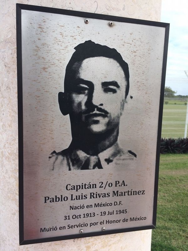 Captain 2/o P.A. Pablo Luis Rivas Martínez. Click for full size. Captain 2/o P.A. Pablo Luis Rivas Martínez image. Click for full size.