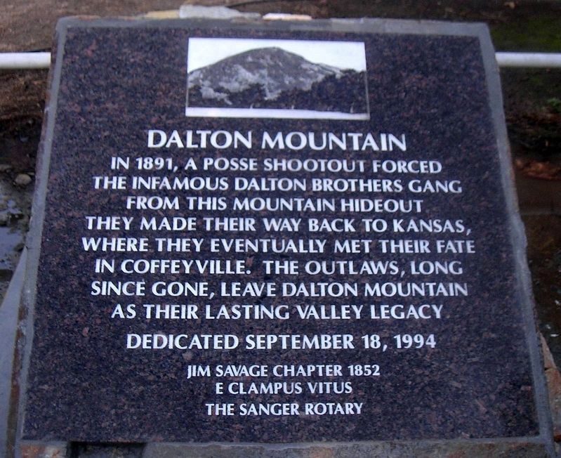 Dalton Mountain Marker image. Click for full size.