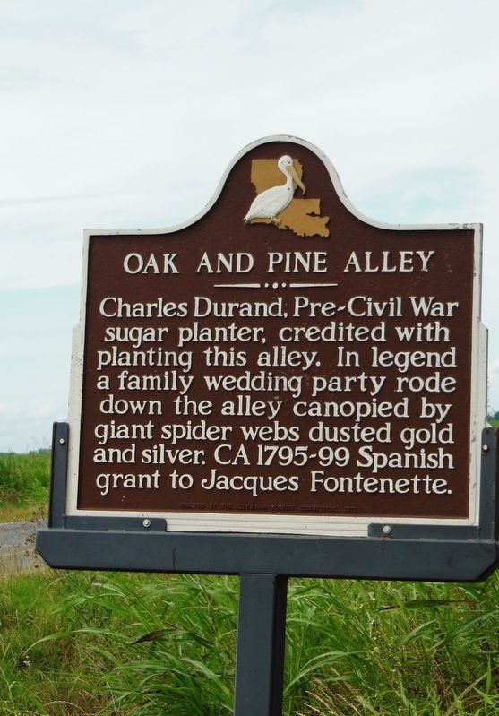 Oak and Pine Alley Marker. Click for full size. Oak and Pine Alley Marker image. Click for full size.