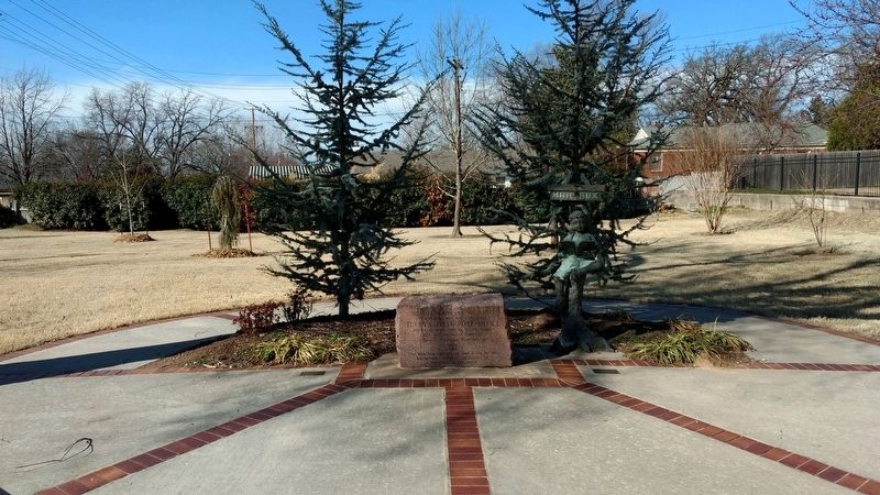 Tulsa's First Post Office Marker. Click for full size. Tulsa's First Post Office Marker image. Click for full size.
