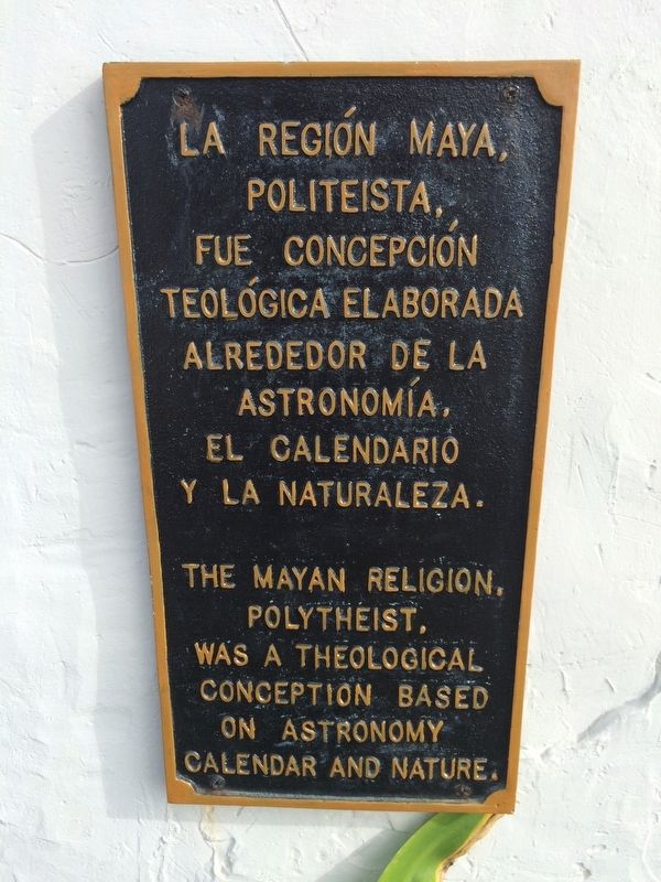 Monument to Gonzálo Guerrero Marker. Click for full size. Monument to Gonzálo Guerrero Marker image. Click for full size.