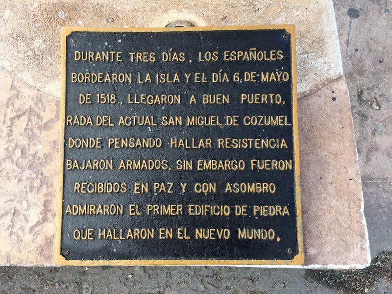 Monument to Gonzálo Guerrero Marker. Click for full size. Monument to Gonzálo Guerrero Marker image. Click for full size.