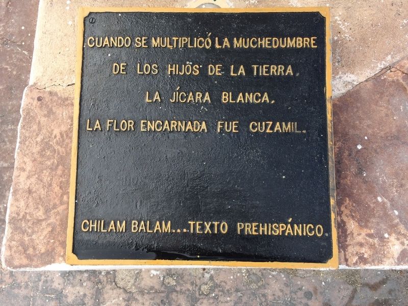 Monument to Gonzálo Guerrero Marker. Click for full size. Monument to Gonzálo Guerrero Marker image. Click for full size.