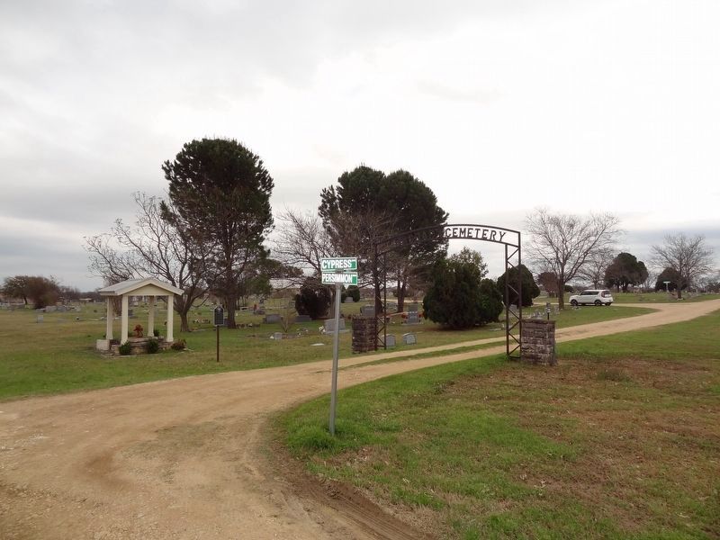 Bagdad Cemetery Marker. Click for full size. Bagdad Cemetery Marker image. Click for full size.