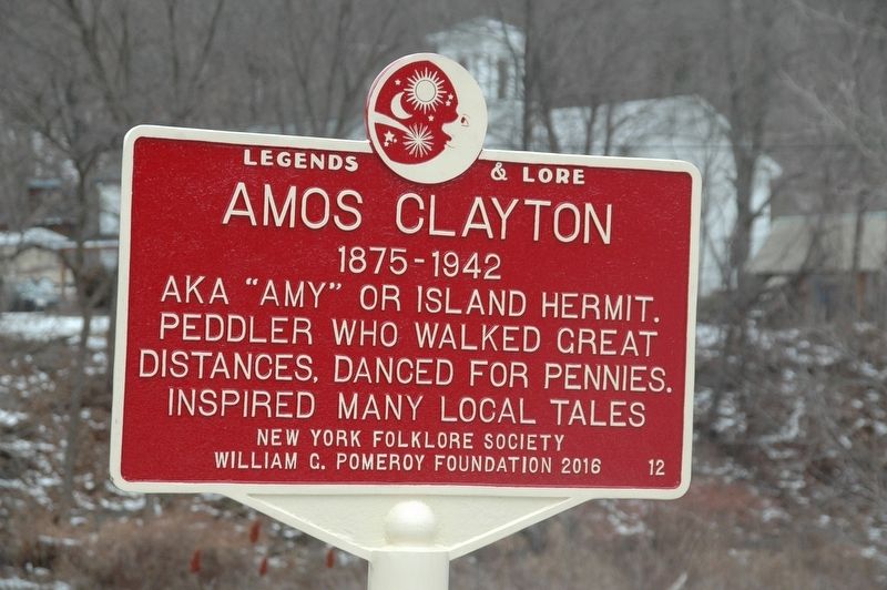 Amos Clayton Marker image. Click for full size.