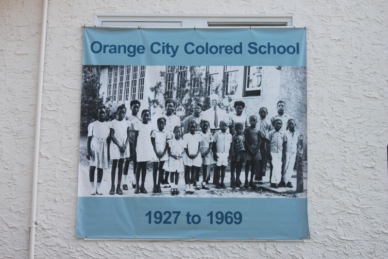 Orange City Colored School Banner image. Click for full size.