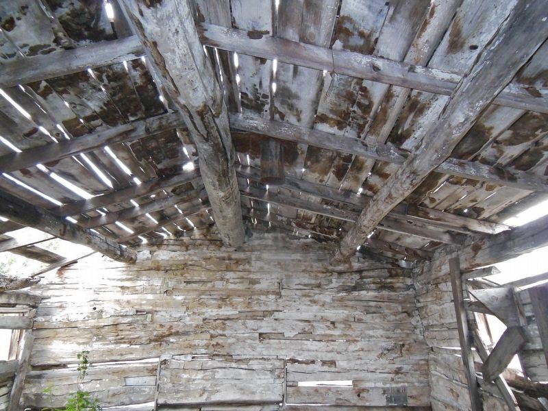 Log Cabin (<i><b>interior view</b></i>) image. Click for full size.