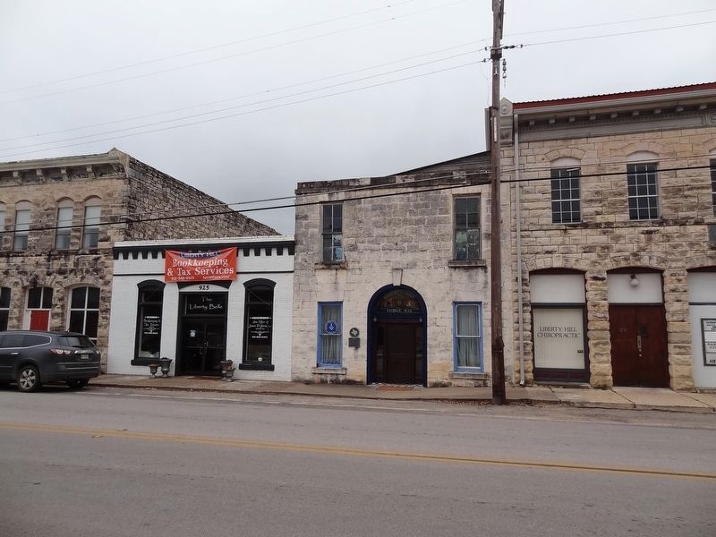 Liberty Hill Masonic Hall. Click for full size. Liberty Hill Masonic Hall image. Click for full size.