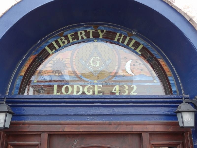 Liberty Hill Masonic Hall image. Click for full size.