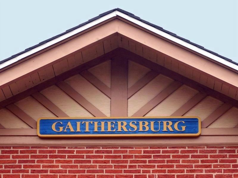 Gaithersburg Railroad Station image. Click for full size.