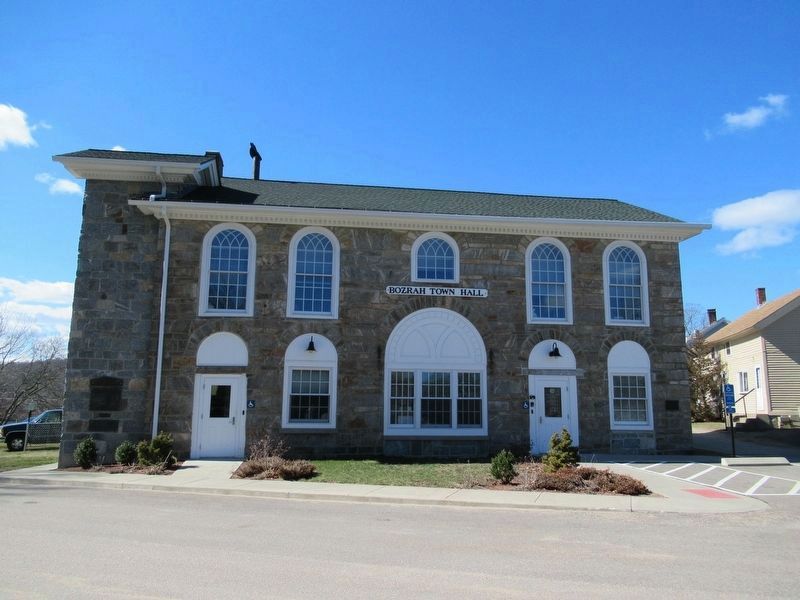 Bozrah Town Hall. Click for full size. Bozrah Town Hall image. Click for full size.