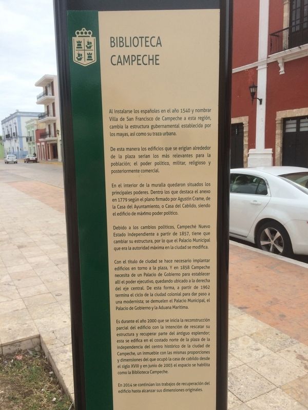 Campeche Library Marker image. Click for full size.
