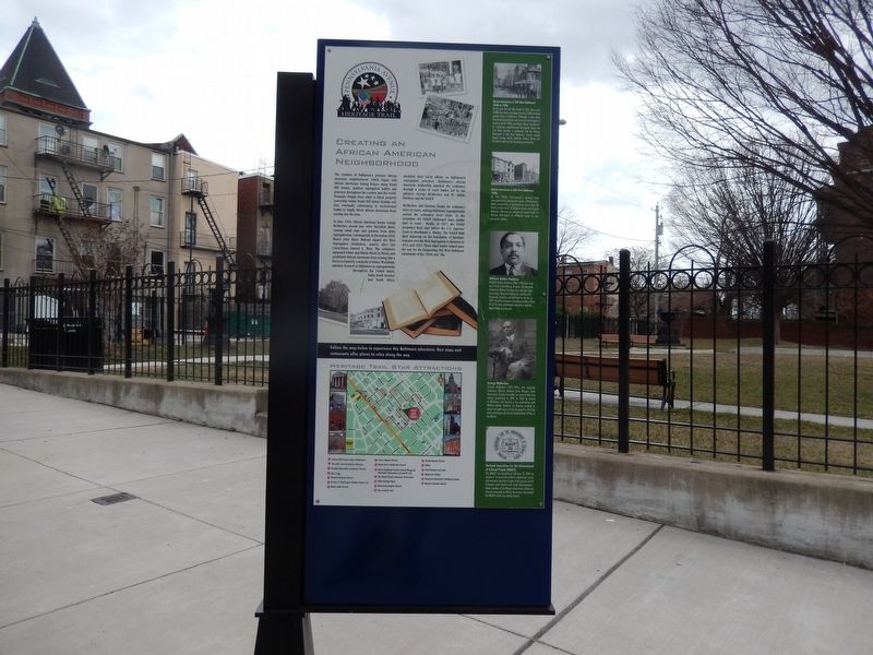 Creating an African American Neighborhood Marker image. Click for full size.