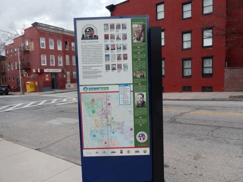 Creating an African American Neighborhood Marker-(Reverse side) Welcome image. Click for full size.