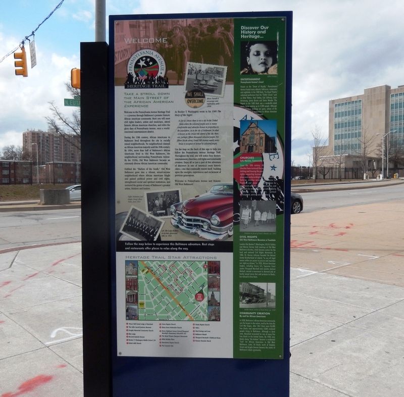 Take a Stroll Down the Main Street of the African American Experience Marker image. Click for full size.