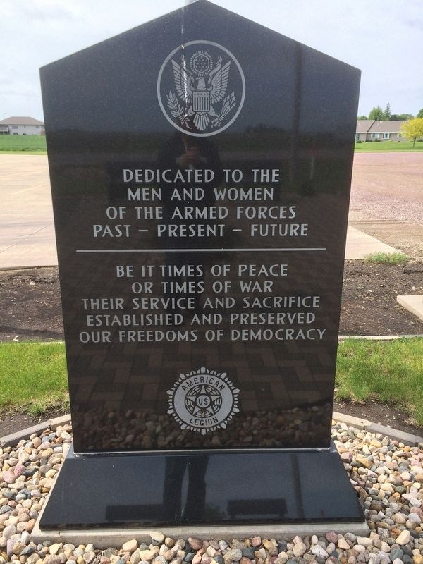 Hartley Iowa Veterans' Memorial Marker image. Click for full size.