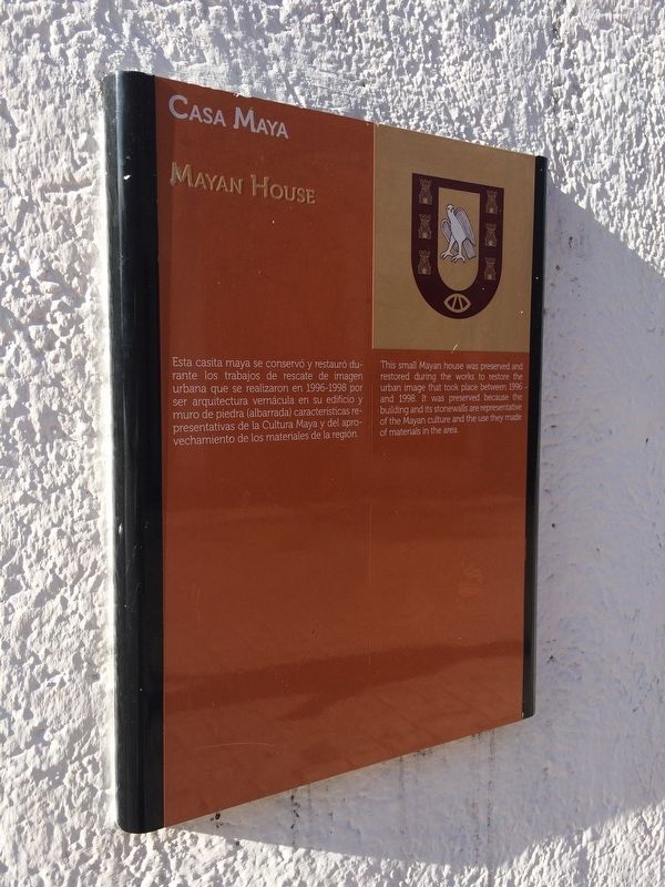 Mayan House Marker image. Click for full size.