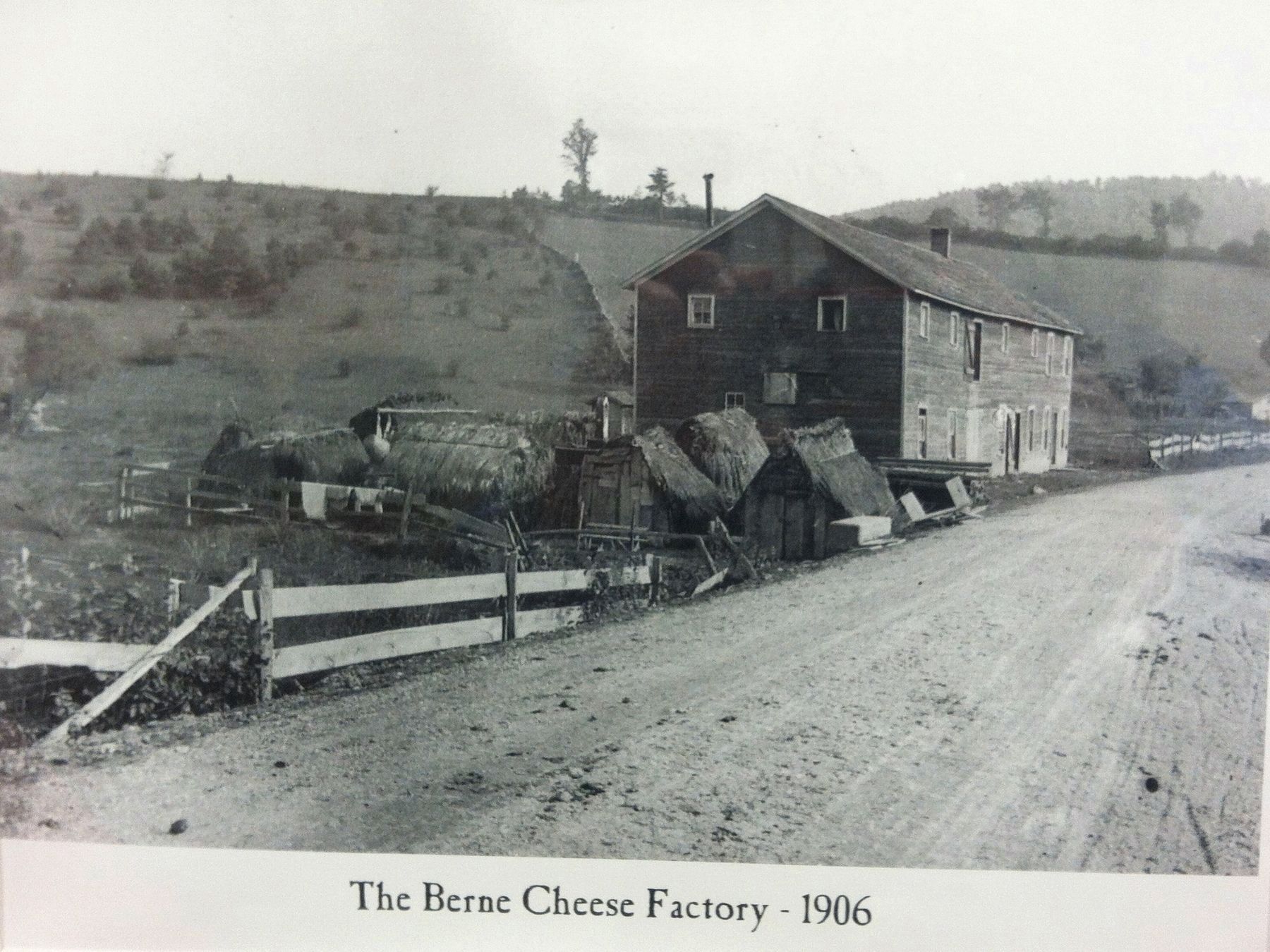 Berne Cheese Factory - 1906 image. Click for full size.