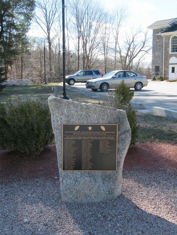 Bozrah Vietnam War Monument. Click for full size. Bozrah Vietnam War Monument image. Click for full size.