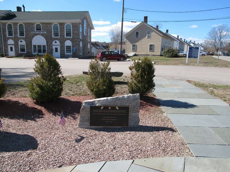 Bozrah Veterans Monument. Click for full size. Bozrah Veterans Monument image. Click for full size.