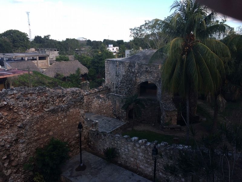 An additional view of the arched dome over the waterwheel and cenote.. Click for full size. An additional view of the arched dome over the waterwheel and cenote. image. Click for full size.