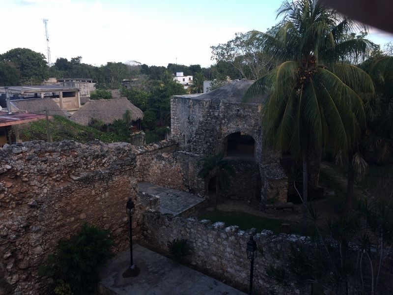 An additional view of the arched dome over the waterwheel and cenote. image. Click for full size.