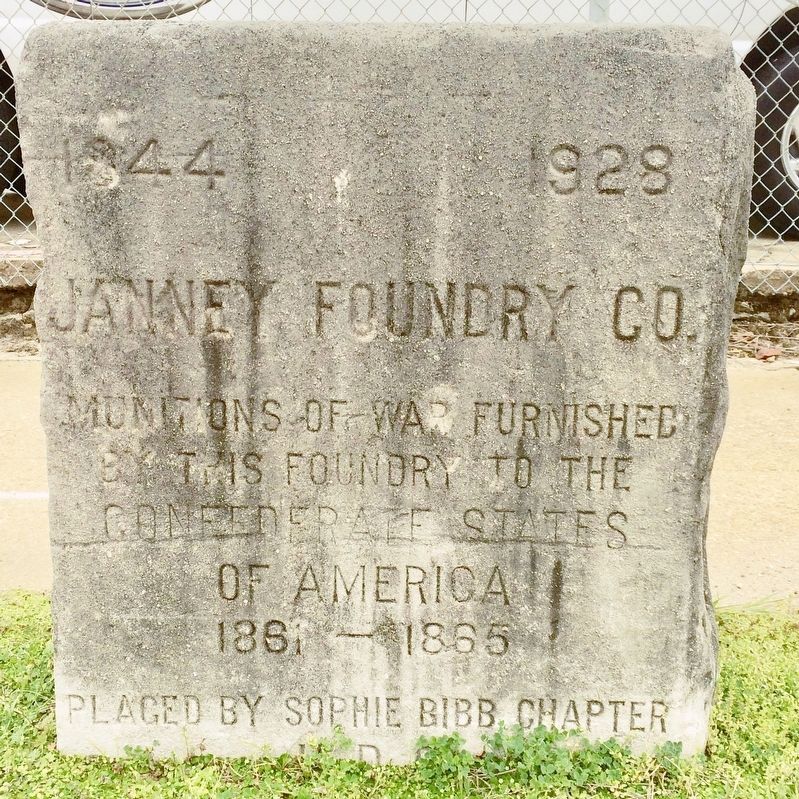 Janney Foundry Co. Marker image. Click for full size.
