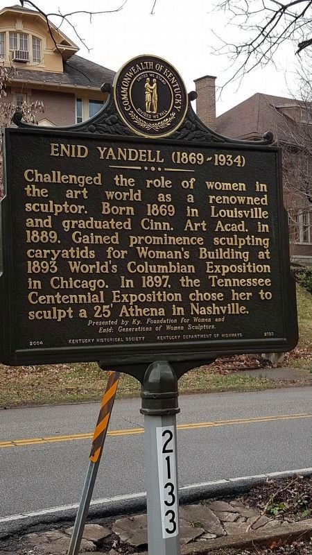Enid Yandell (1869-1934) Marker. Click for full size. Enid Yandell (1869-1934) Marker image. Click for full size.