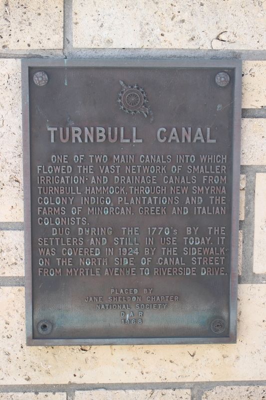 Turnbull Canal Marker. Click for full size. Turnbull Canal Marker image. Click for full size.