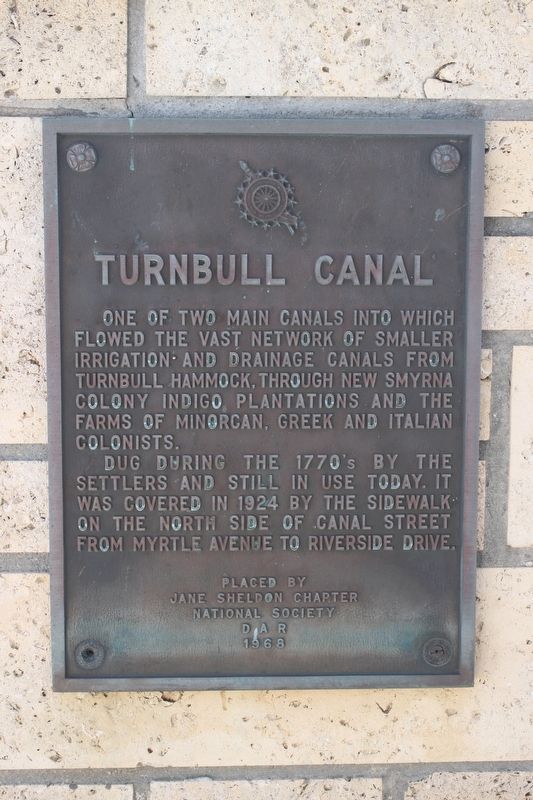 Turnbull Canal Marker image. Click for full size.