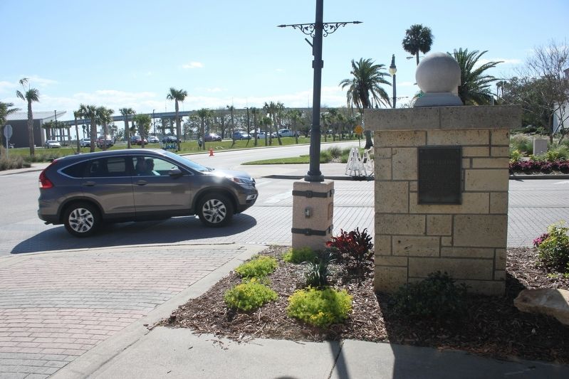 Turnbull Canal Marker and pillar. Click for full size. Turnbull Canal Marker and pillar image. Click for full size.