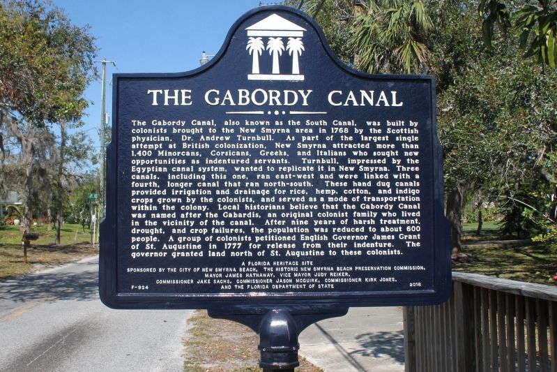The Gabordy Canal Marker image. Click for full size.
