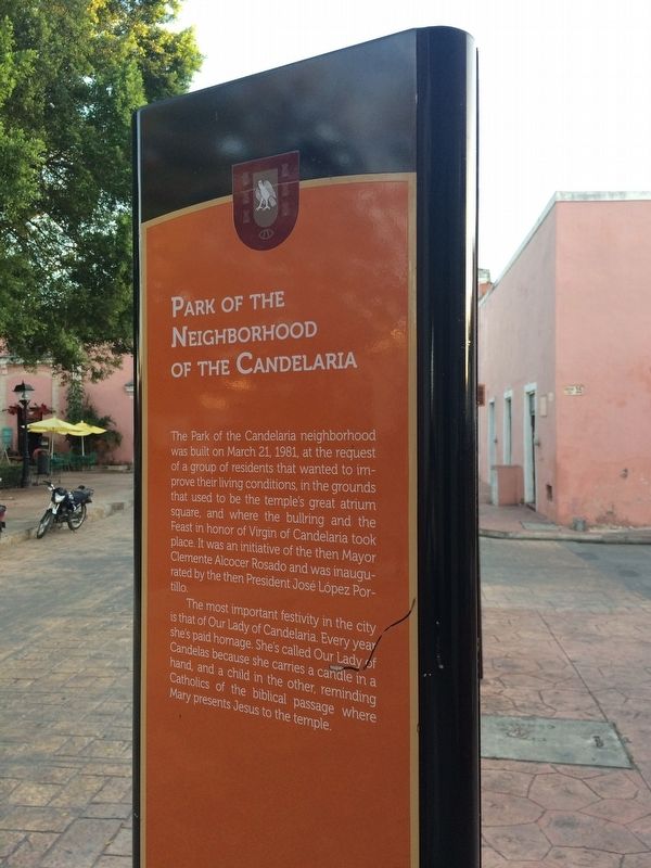 Park of the Neighborhood of the Candelaria Marker image. Click for full size.