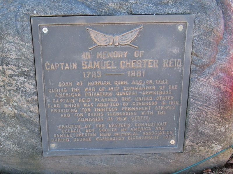In Memory of Captain Samuel Chester Reid Marker image. Click for full size.
