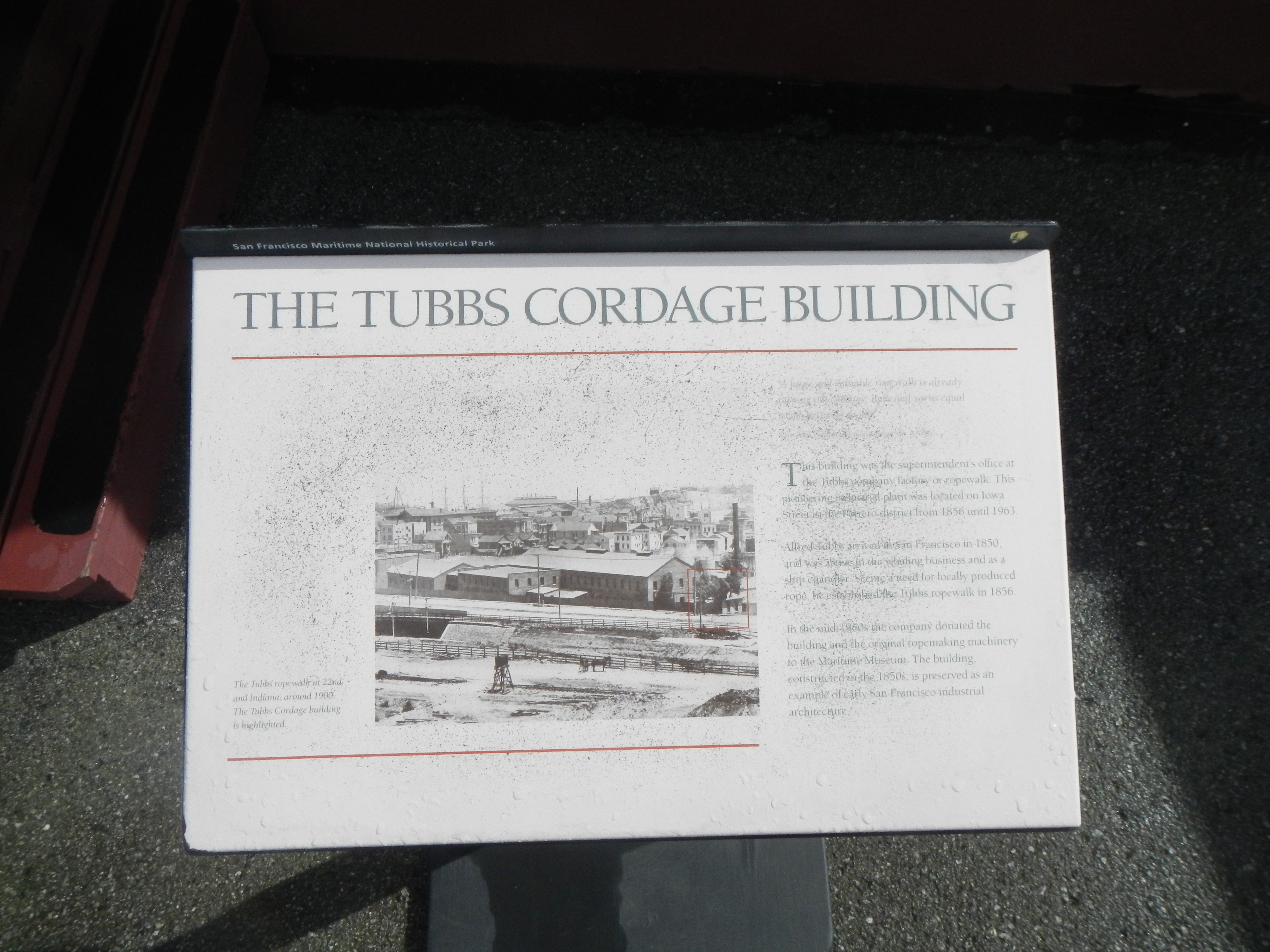 The Tubbs Cordage Building Marker