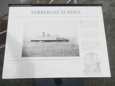 Ferryboat <i>Eureka</i> Marker image. Click for full size.