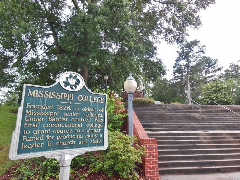 View of marker & brick staircase. Click for full size. View of marker & brick staircase image. Click for full size.