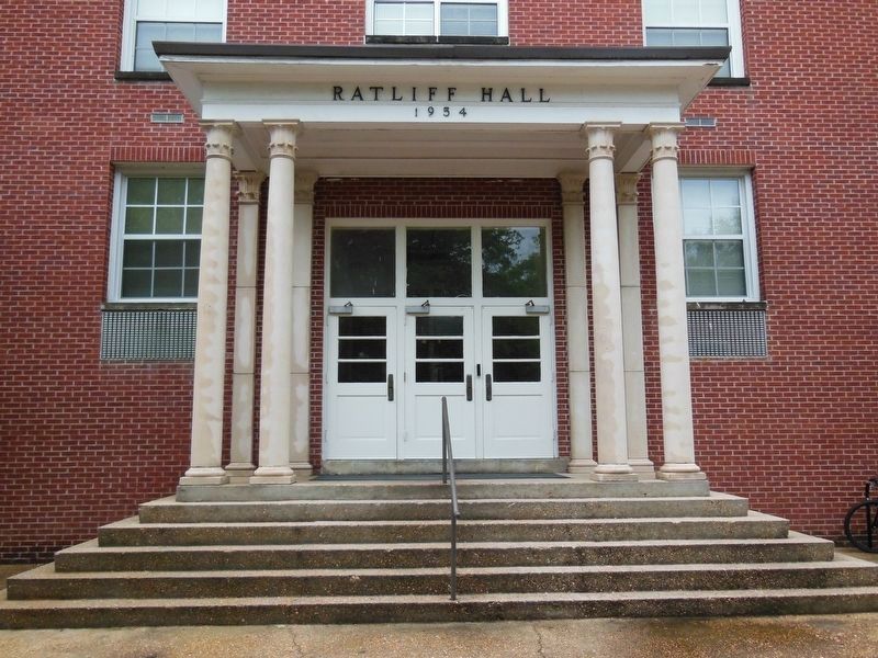 Ratliff Hall Entrance. Click for full size. Ratliff Hall Entrance image. Click for full size.