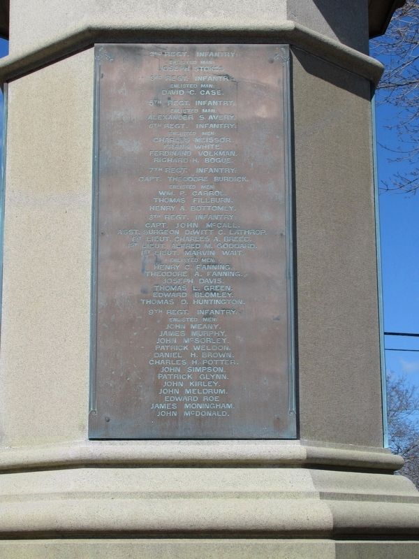 Norwich Soldier�s Monument image. Click for full size.