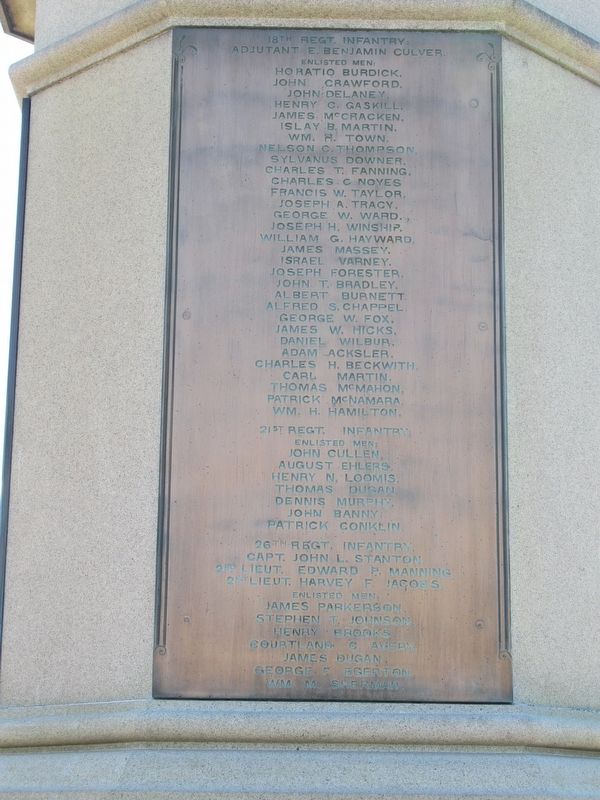 Norwich Soldier�s Monument image. Click for full size.