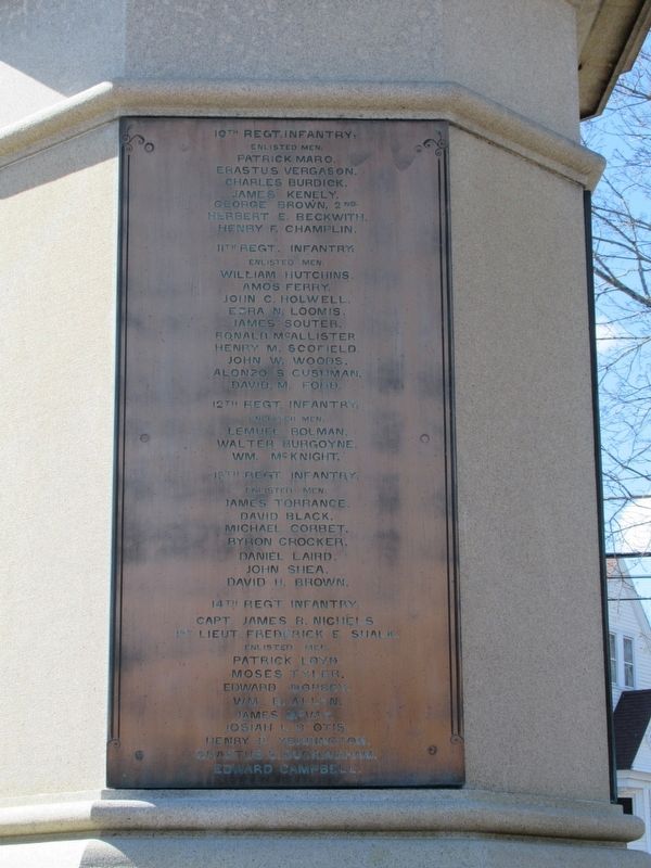 Norwich Soldier�s Monument image. Click for full size.