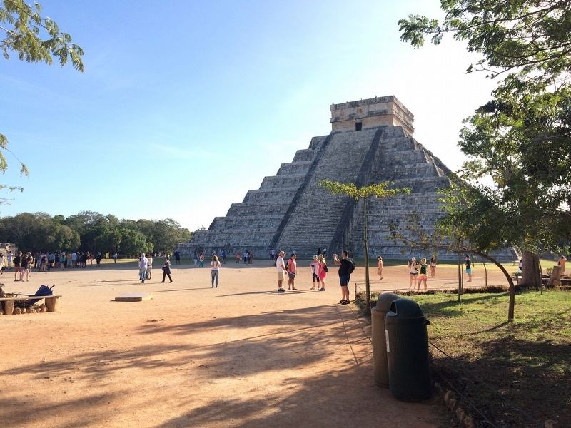 The Castle or Temple of Kukulcán Marker. Click for full size. The Castle or Temple of Kukulcán Marker image. Click for full size.