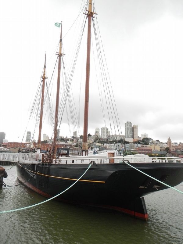 Schooner <i>C.A. Thayer</i> image. Click for full size.
